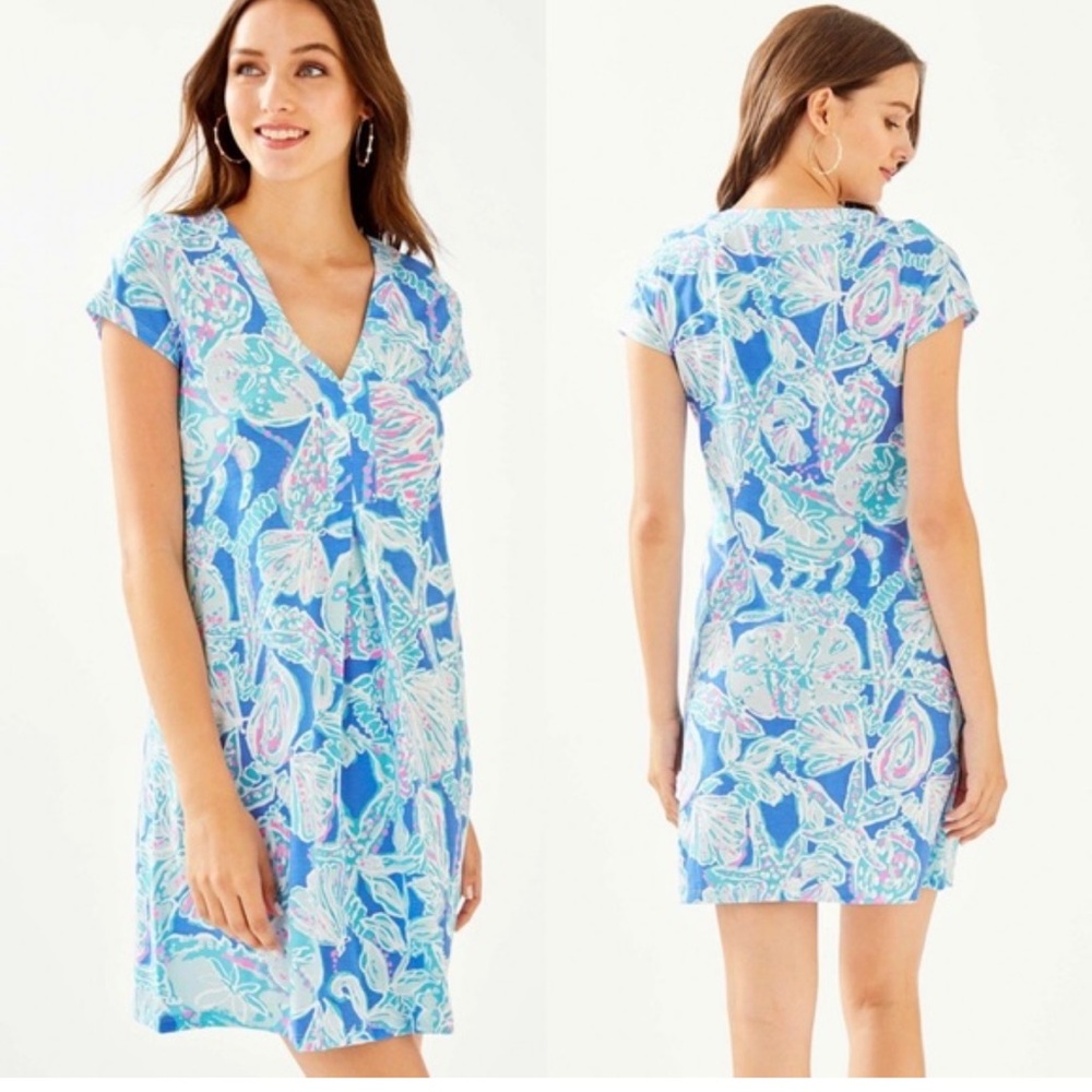 Lilly Pulitzer Amina Cap Sleeve Dress Shift Small